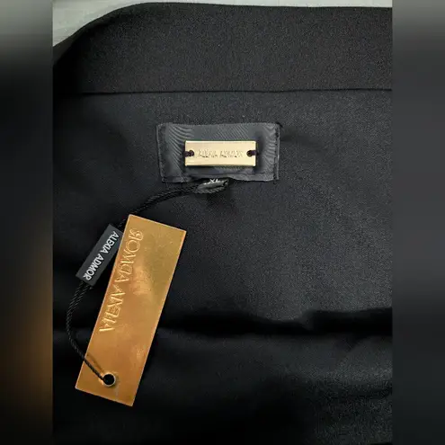 Alexia Admor NWT  Sadie Boatneck Jumpsuit Women's XLarge Black thumbnail 8