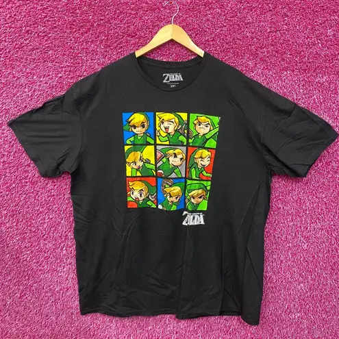 Nintendo The Legend Of Zelda Link Toon Faces T-Shirt 3XL