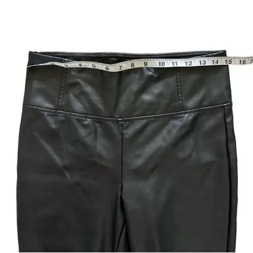 Badgley Mischka Studio Faux Leather Ankle Pants Size Medium