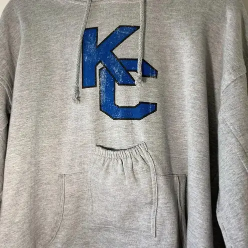 Brew City Hoodie Sweatshirt Kansas City Beer Pouch Bottle Pocket Size Large L KC