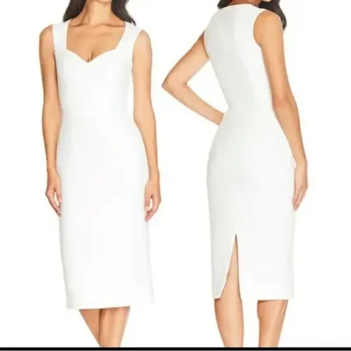 Dress the Population  Elle Sweetheart Neck Sheath Midi Dress