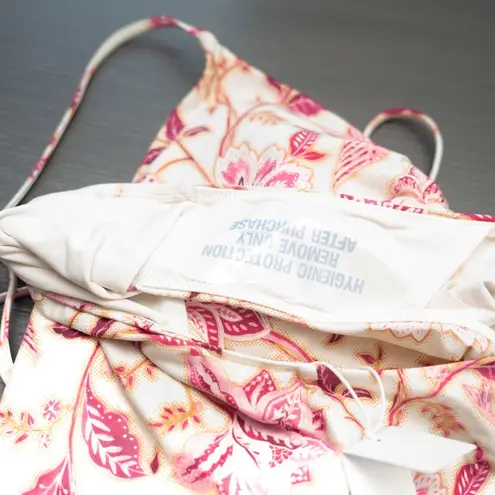 Seafolly | Floral Drawstring Keyhole One-piece Swimsuit