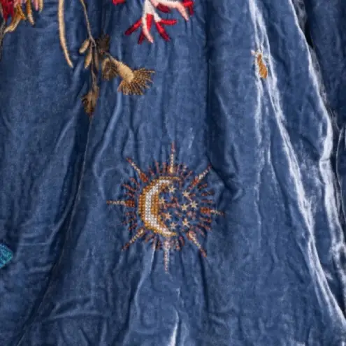 Johnny Was Aria tonal heavily embroidered velvet jacket NWT