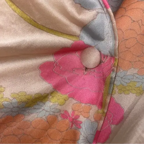 Vanity Fair Rare 1960s-70s Dressing Gown Button Dress Robe Sz 14