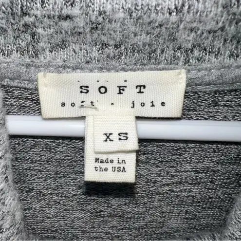 Joie Soft‎ Cowl Neck Long Sleeve Cozy Sweater in Marled Gray Size XS