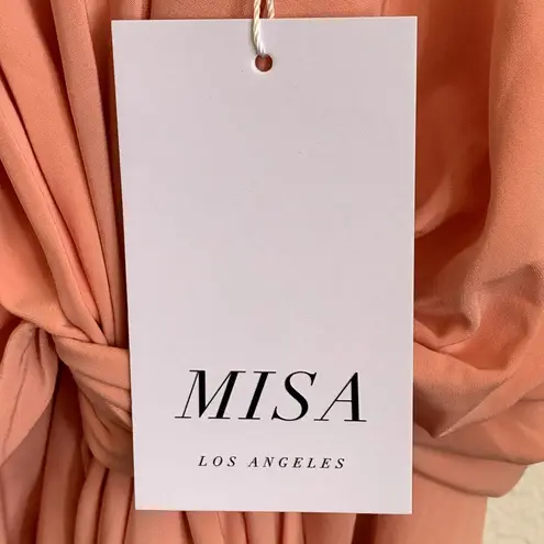 MISA Los Angeles NWT Domino Knee Length Dress in Pink