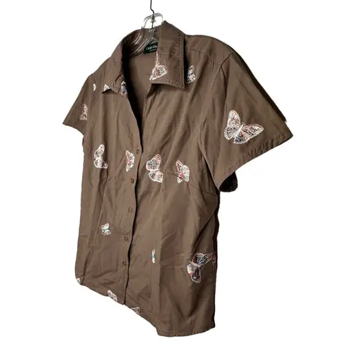 Vintage Lemon Grass Studio Shirt Size L