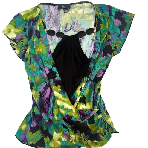 Y2K made in USA beaded going out party top medium/large #19