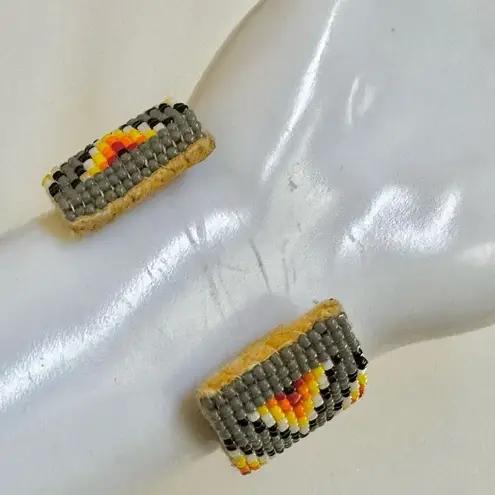 Native American Navajo Indian Hand Beaded Bracelet by Jacklyn Cleveland