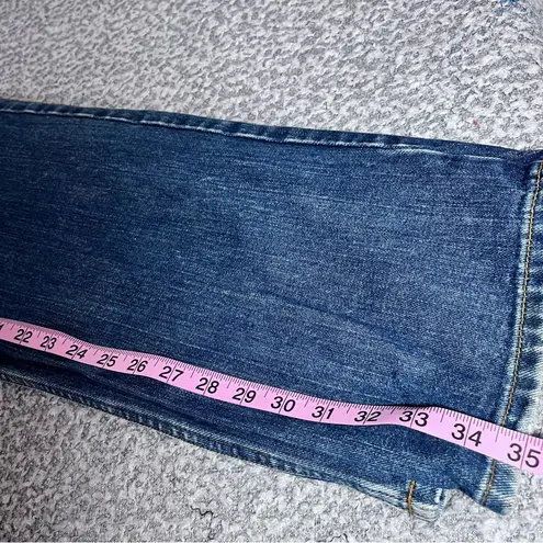 Cruel Girl  Blue Low Rise Straight Leg Jeans