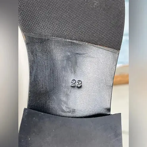 Comme des Garçons bone patent leather Chelsea Boots size 23/7