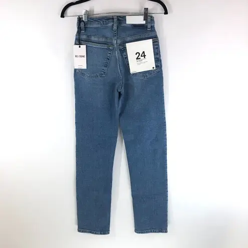 RE/DONE Womens Jeans 70s Straight Laguna High Rise 24