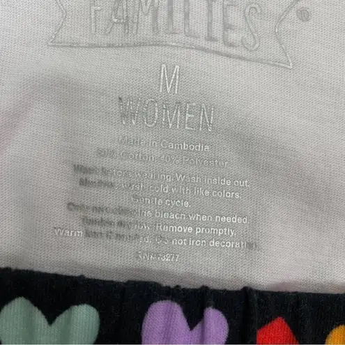Jammies For Your Families Loved Rainbow Hearts Pajama Set Medium T