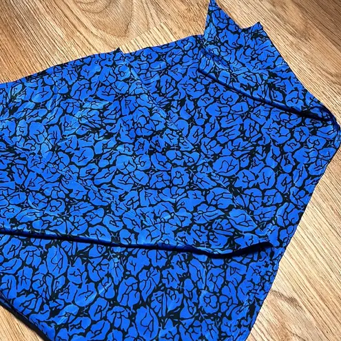 Printed Head Scarf NWOT Blue