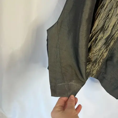 Terra SJ Apparel Structured Collar Sleeveless Green Mod Tunic Dress Size Medium