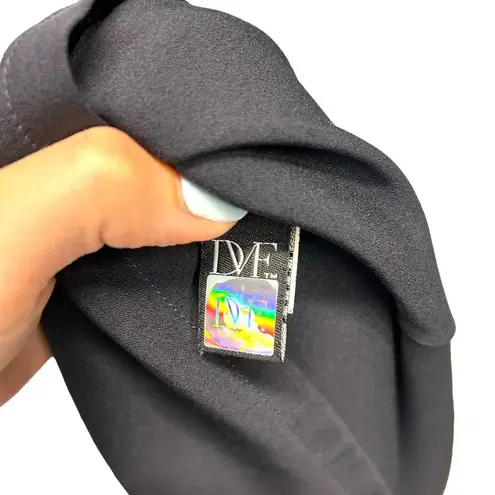 Diane Von Furstenberg  Arria Embellished Cutout‎ Top In Black Size 6