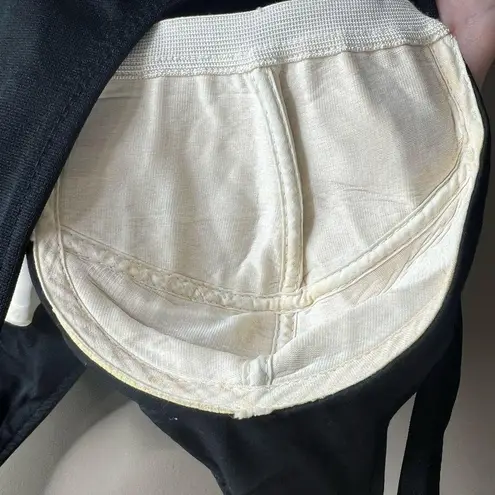 Vintage 1970s swim dress union made Black Size M