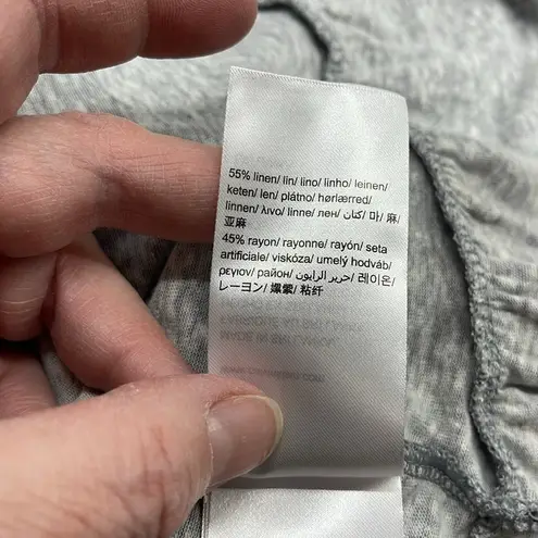 Calvin Klein Jeans NWT Gray Cold Stone Heather Peplum T