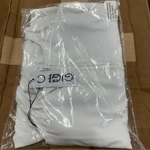 New Gigi C Hunter Jumpsuit Catsuit White S