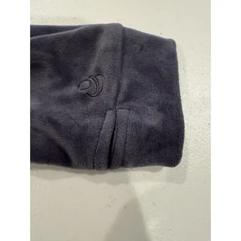 Cuddl Duds Cuddle Duds Cardigan Women XS Double Plush Velour Open Front Travel Cozy Stretch