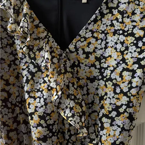 Karl Lagerfeld floral All Over Ruffle Dress size 14