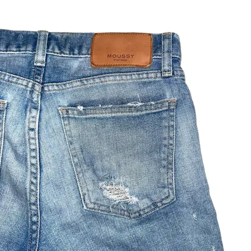 MOUSSY Vintage Lenwood Cropped Distressed Skinny Jeans 24