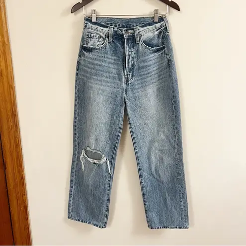 Pistola Cassie Super High Rise Straight Leg Jeans in Play Day Size 26 Distressed