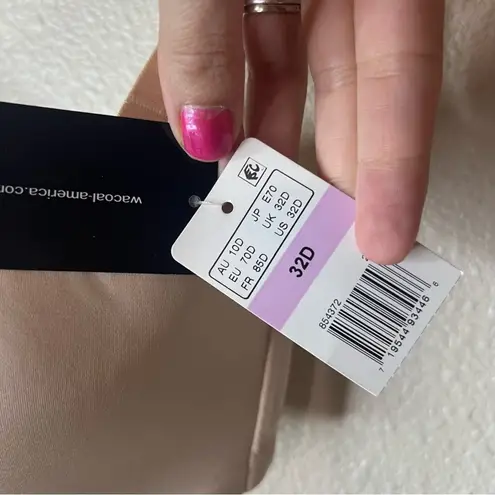 Wacoal 854372 Tan Nude Staying Power Strapless Wire Free Bra NEW 32D