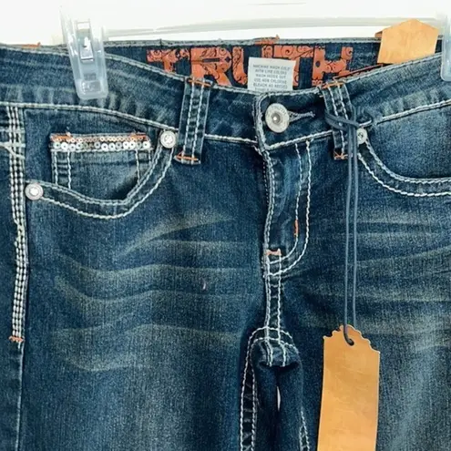 Truth be told honest low rise bootcut jeans size 5