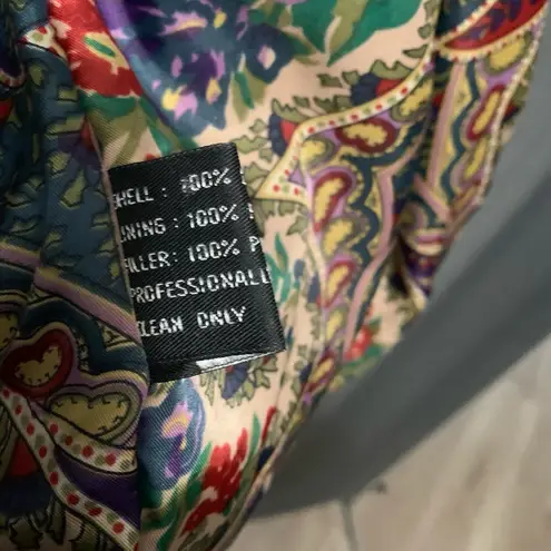 Marvin Richards Vintage VTG Women's Leather Jacket, Size L, Blue