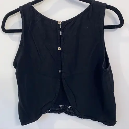 Black Uluwatu Set Large Cropped Tank and Small Jogger Pant Set