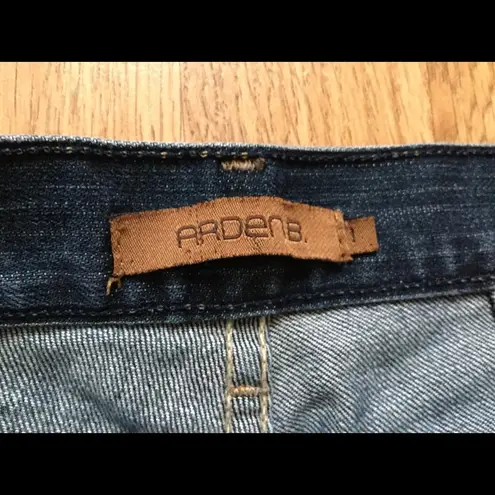 Arden B blue prep denim straight leg cuffed jeans size 27 women’s casual