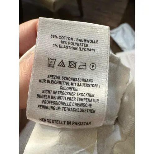 DL1961 Performance Mara Straight Mid Rise Instasculpt Size 24 In White Frayed