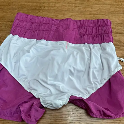 Free People Movement EUC Way Home Shorts size Large Pink