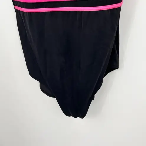 Swimsuits for all plus sized black & black one piece bathing suit size 20