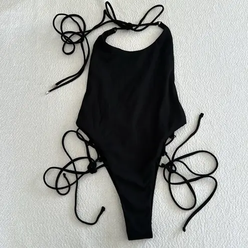 THE ATTICO Tie One Piece Swimsuit, Item No. 233WBB78 PA16