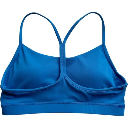 CRZ Yoga Butterluxe Y Back Sports Bra Padded Racerback Blue Medium Workout Top