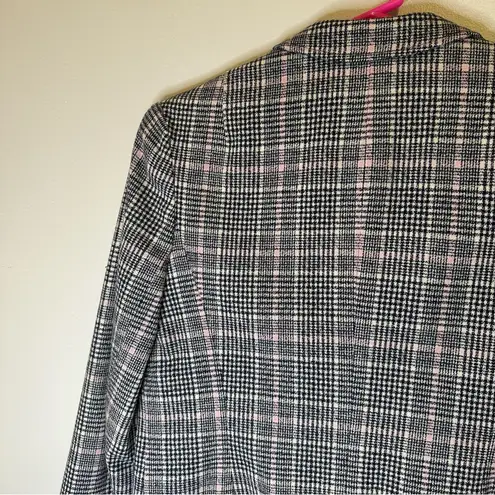 Pendleton Petite 100% Wool Cropped Gingham and Pink Blazer Size 10P