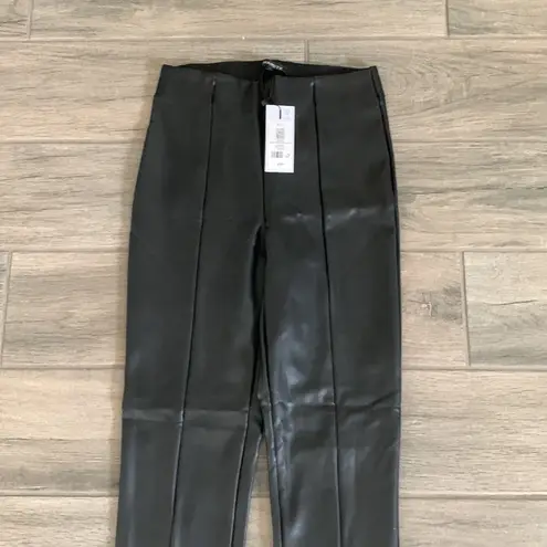 Dynamite stirrup faux leather leggings