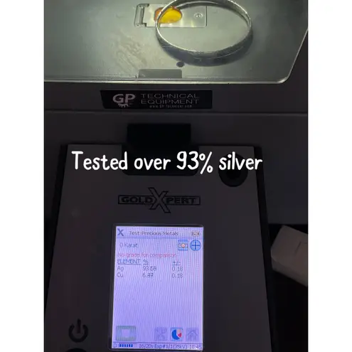 Sterling Silver Dimple Hammered Band Bangle Bracelet