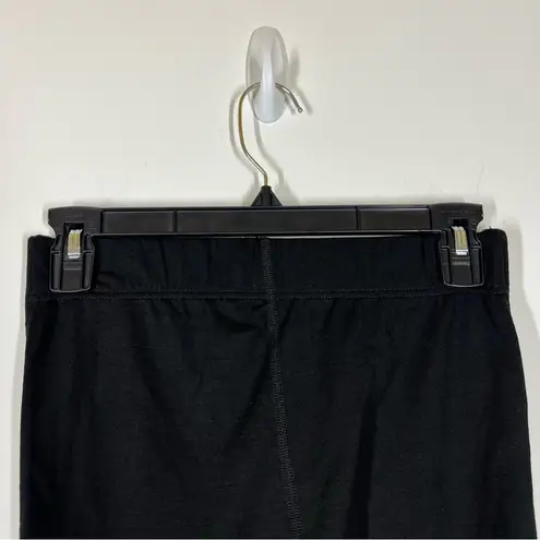 Northern Playground 3/4 Wool Ziplongs Leggings Size Small Black