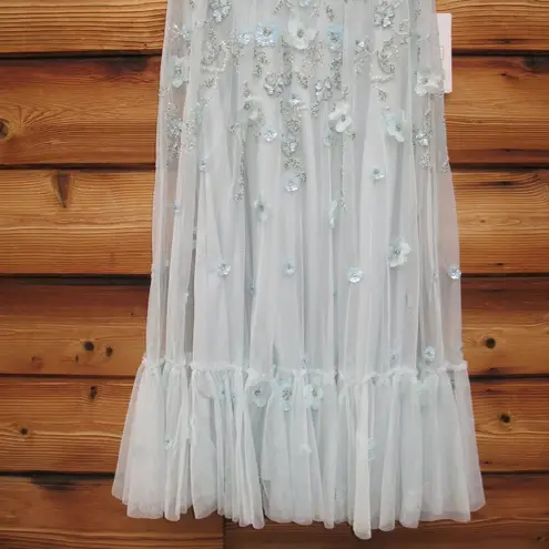 Mac Duggal 9212 Womens Embellished High Neck Cap Sleeve A Line Dress