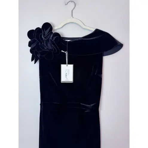Chiara Boni La Petite Robe Fudo Velvet Gown Black Sz US 6 NWT $1190