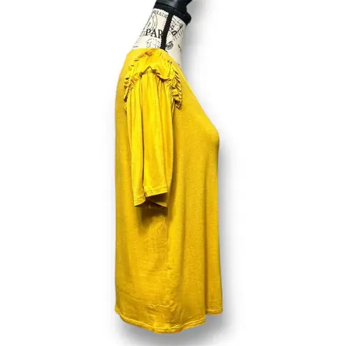 After Market Anthropologie Ruffle Sleeve Blouse Cottagecore Boho Womens Sz Large