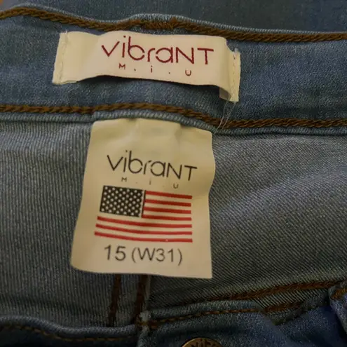 Vibrant Miu Flare Jeans Size 15 W31 • Stretchy High Rise Denim.