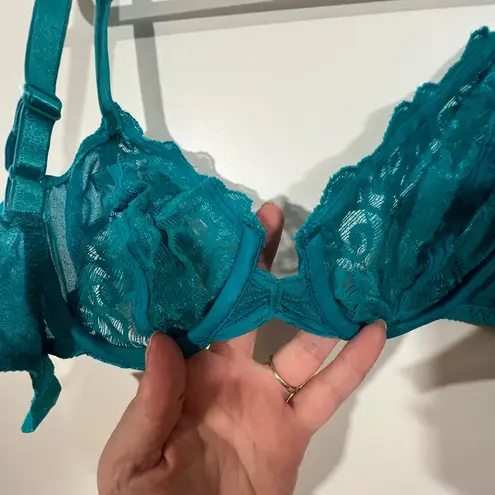 Lily Of France Vintage Bra 34C Lace Wired Vintage Lingerie 1970s