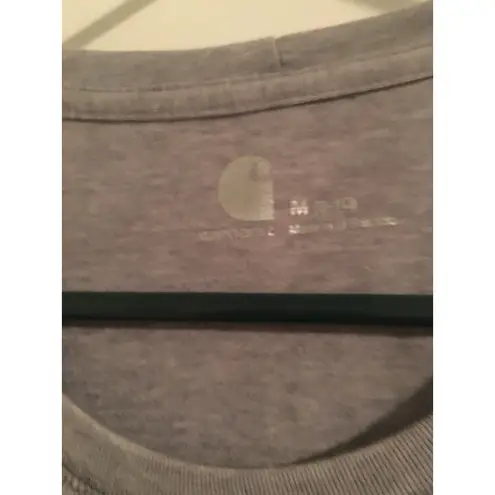 Carhartt  Women's Medium Gray Short Sleeve T Shirt