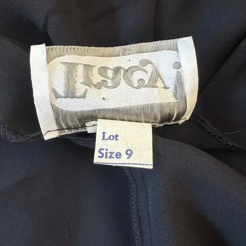 Vintage ‘80s Tracy! Sheer Black Sequined V