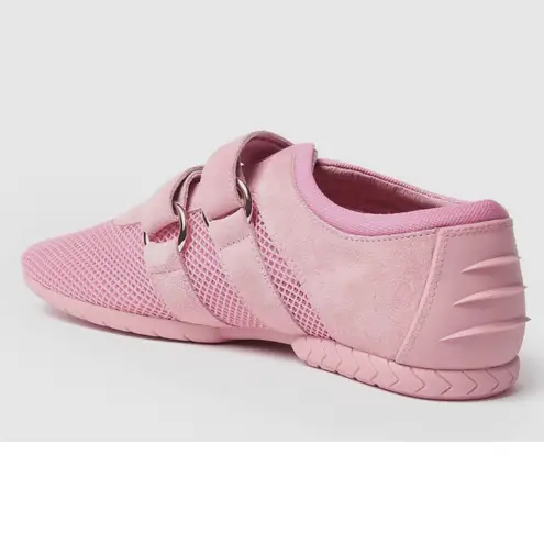 Cecelia New York Women's Monroe Pink Hook Loop Mesh Sneakers 8.5 BNIB Y2K Retro