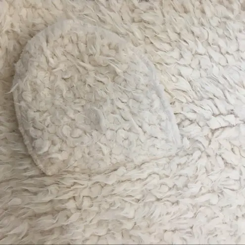 International Concept INC Ivory Faux Sherpa Reversible Vest Top Womens Size S M White